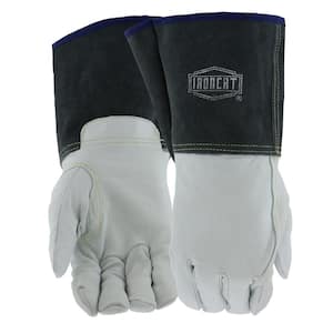 13.4''Welding Gloves Gauntlets Welders Glove Cowhide Glove Labor Heat Protection