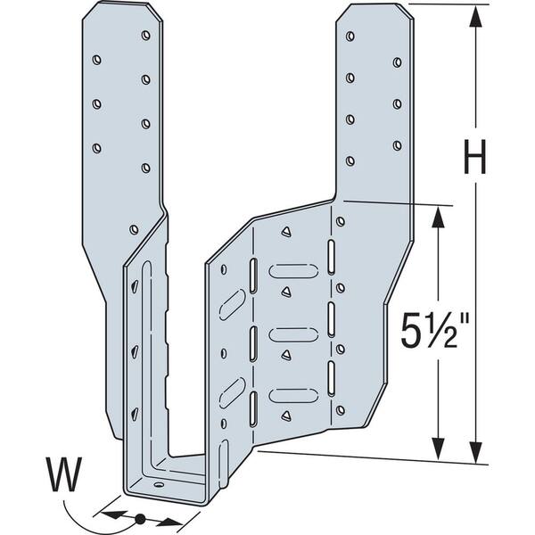 Simpson Strong-Tie THASL Galvanized Adjustable Truss Hanger for