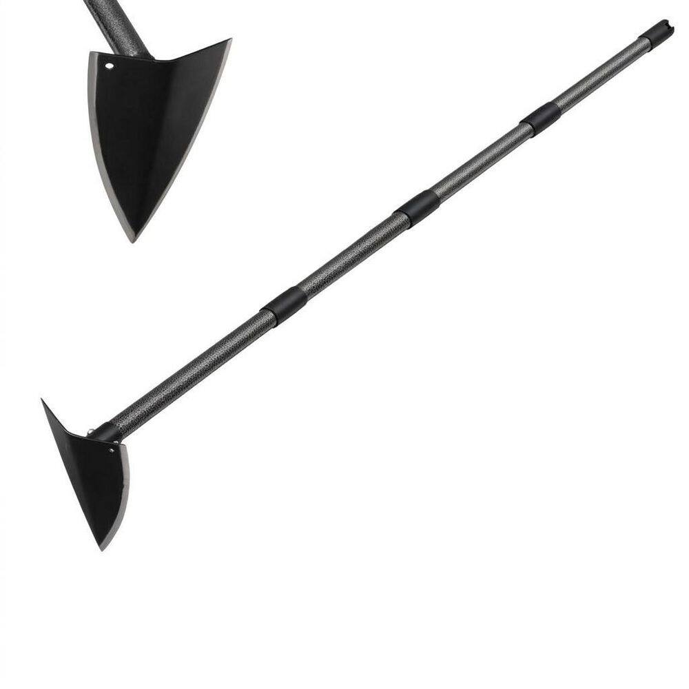 Misopily 60 in. Triangular Head Digging Hoe with Long Handle for ...