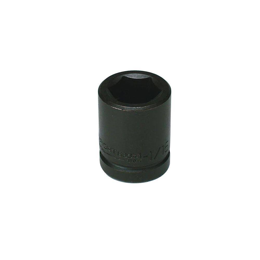 Wright Tool 1-3/4 in. - 3/4 in. Drive 6-Point Standard Impact Socket ...