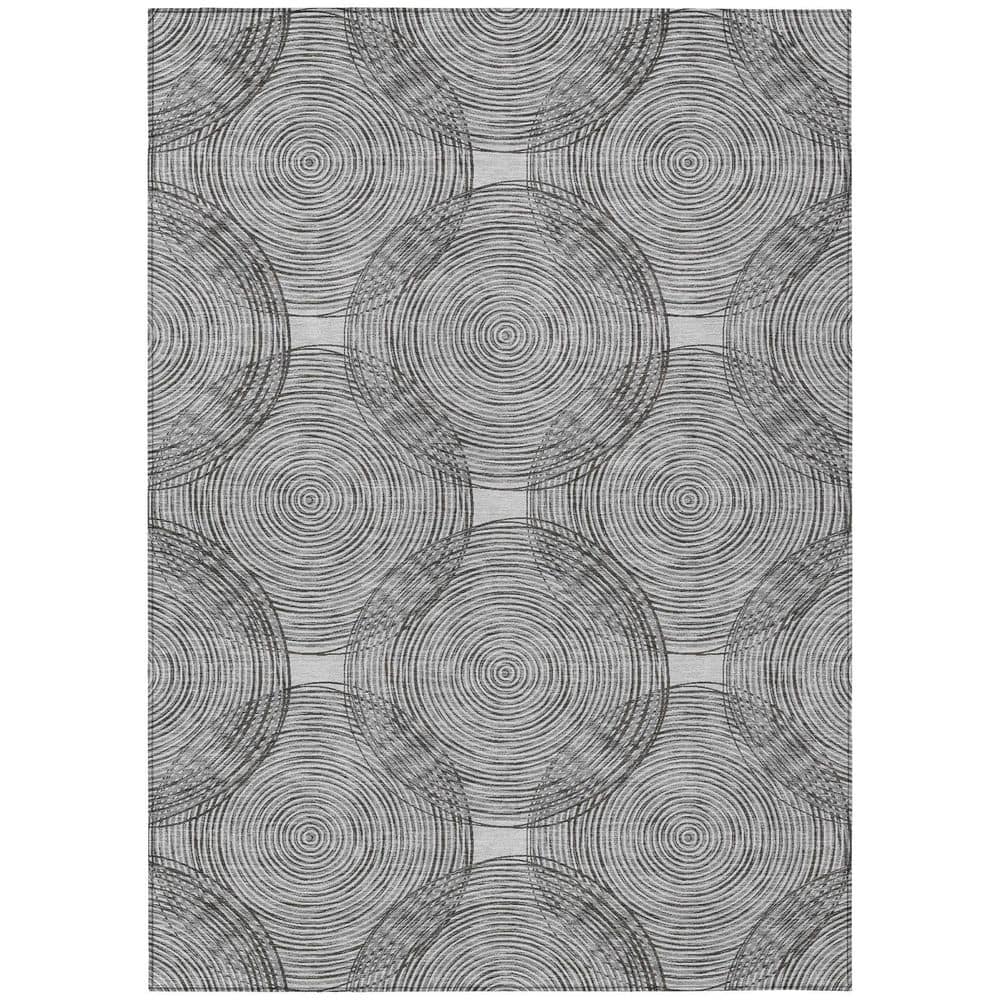 Chantille Machine Washable Indoor/Outdoor Abstract ACN2534 Silver 9 ft. x 12 ft. Area Rug price history on PriceWatchPro