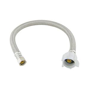 3/8 in. Compression x 7/8 in. Ballcock Nut x 16 in. Braided Polymer Toilet Connector