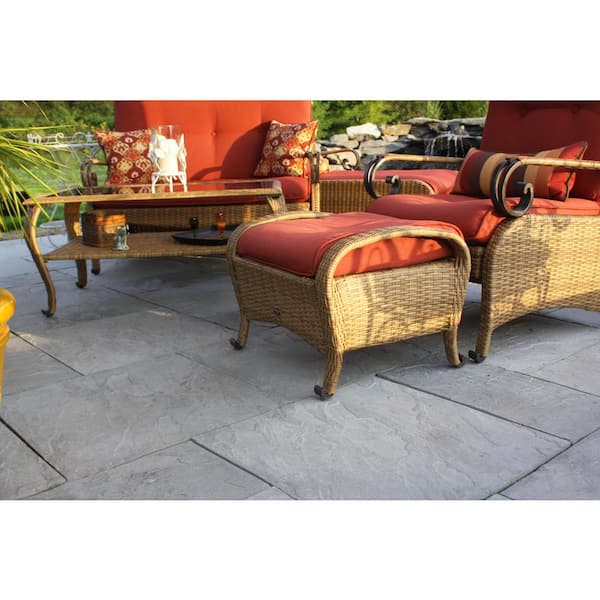 Nantucket Pavers - Yorkstone 24 in. x 24 in. Gray Concrete Paver (22-Pieces/88 sq. ft./Pallet)
