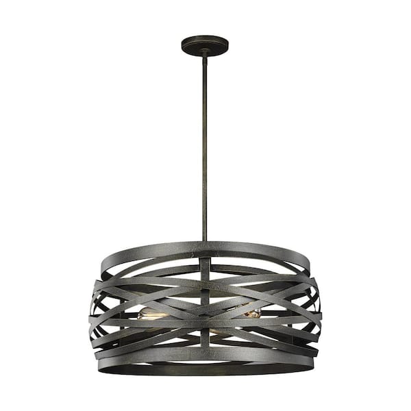 Generation Lighting Cowen 3-Light Obsidian Mist Pendant