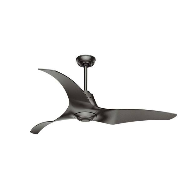 Casablanca Stingray DC LED 60-in Porcelain White Indoor Ceiling Fan with Remote (3-Blade)