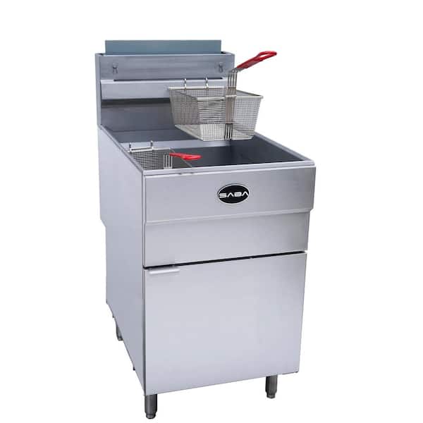 SABA 21 in. 85 lb. Capacity Natural Gas Commercial Fryer