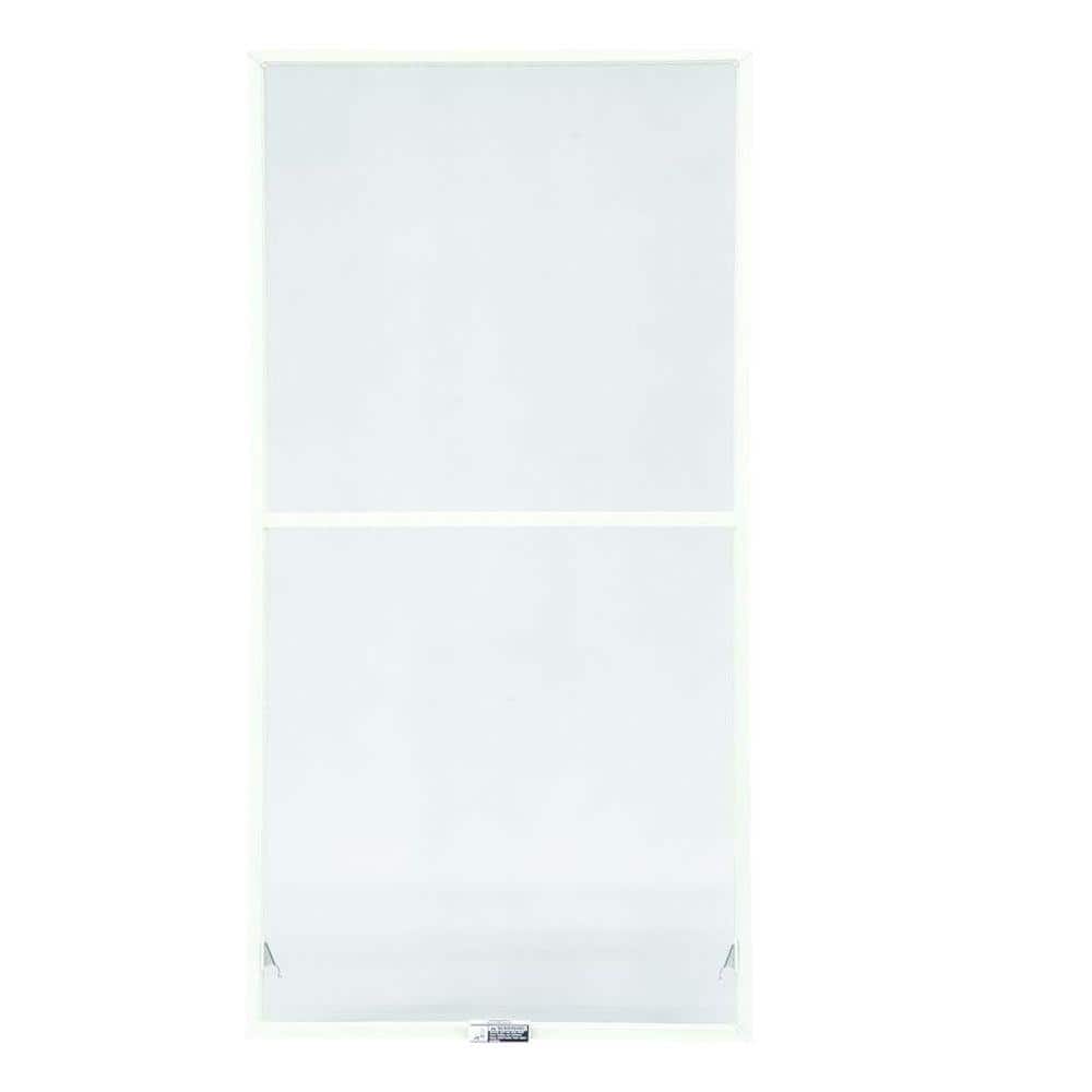 35-7/8 in. x 54-27/32 in. 200 and 400 Series White Aluminum Double-Hung Tru