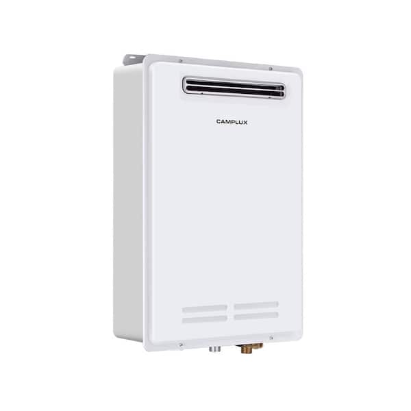 Camplux 26L 6.86 GPM Liquid Propane High Capacity Residential Outdoor Gas Tankless Water Heater
