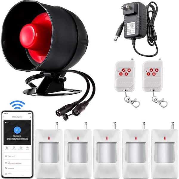 WiFi Alarm Home Security System with Motion Sensor and Remote Control