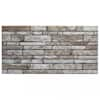 Dundee Deco Falkirk Uffcott 39.4 in. x 19.7 in. Light Brown Grey Faux ...