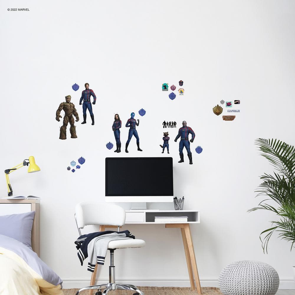Guardians of the Galaxy Multicolor Peel and Stick Wall Decals