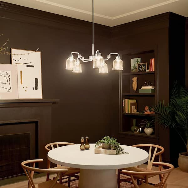 Kichler Aivian 5-Light Brushed Nickel Vintage Chandelier