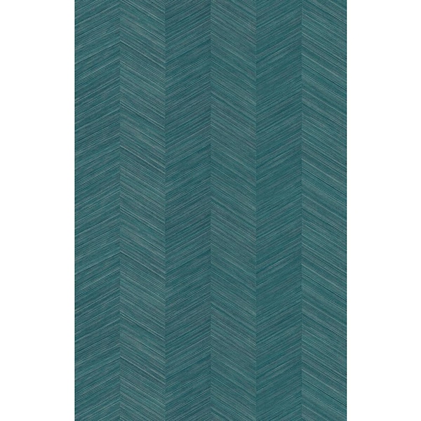 Seabrook Designs 60.75 sq. ft. Palmetto Chevy Hemp Embossed Vinyl Unpasted Wallpaper Roll