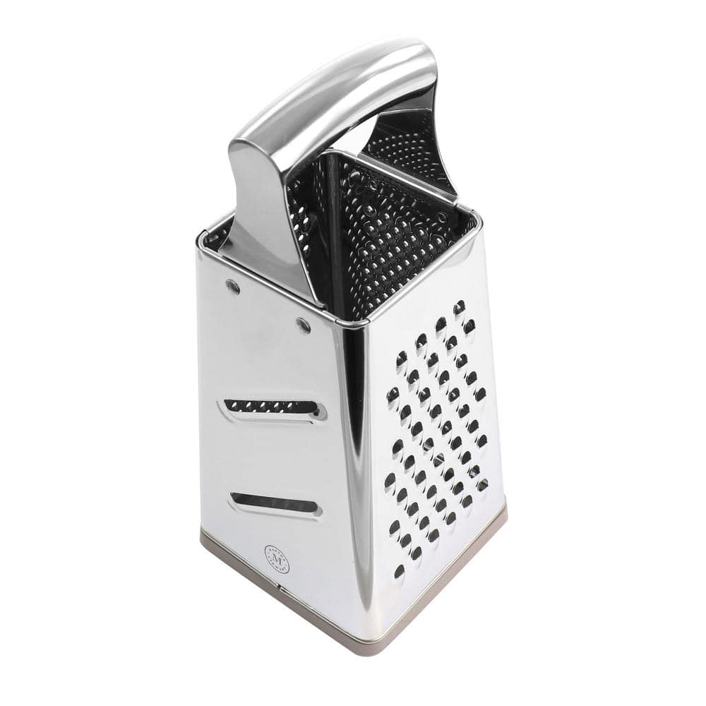 MARTHA STEWART Stainless Steel 4-Sided Box Grater