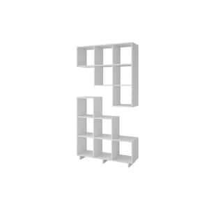 Cascavel 36.22 in. W x 11.41 in. D White Stair Cubbies (Set of 2)