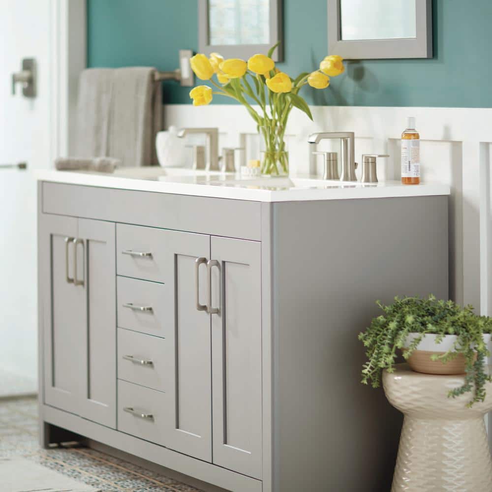 Moen Genta LX Brushed Nickel 24-Inch Wall Mounted Towel Bar