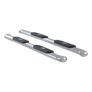 4-Inch Oval Polished Stainless Steel Nerf Bars, Select Toyota Tundra