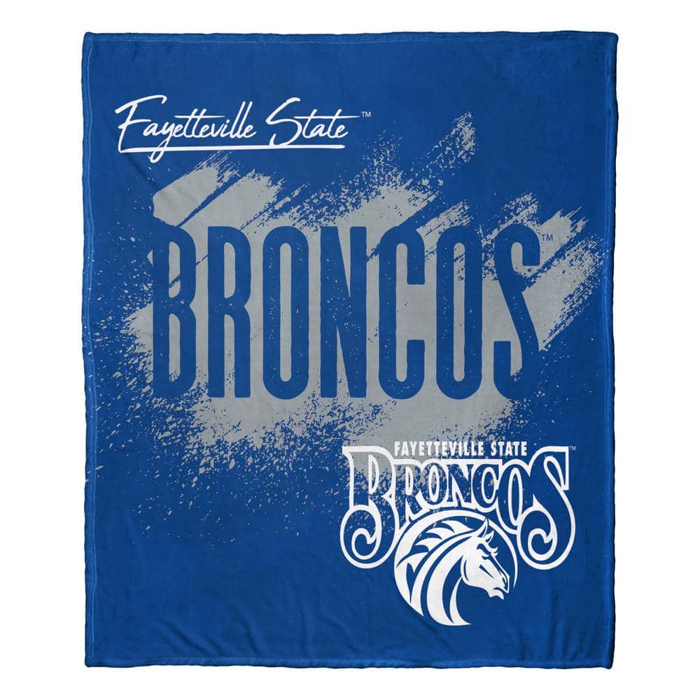 Fayetteville State Blue Polyester Silk Touch Throw Blanket