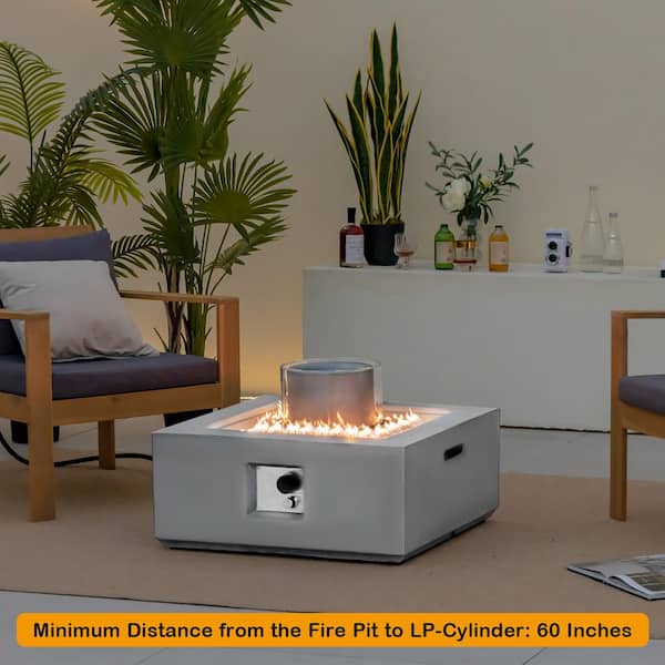 Amelia Metal Propane Fire Pit Table Amelia Metal Propane Fire Pit Table