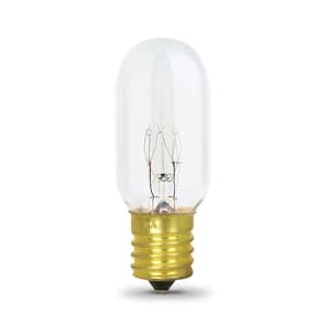 25-Watt T8 Dimmable E17 Base Incandescent Appliance Light Bulb, Soft White 2700K