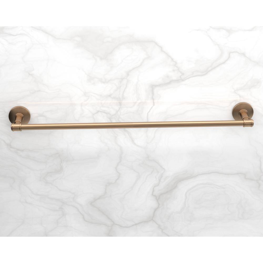 Glacier Bay Parsons 24 in. Towel Bar Brushed Gold BTH024226BG The