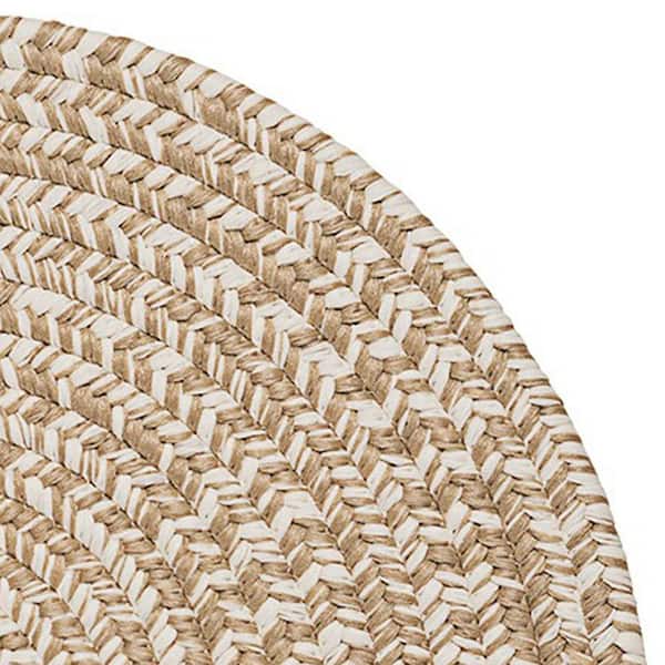 Howell Tweed Sand 4 ft. x 6 ft. Oval Indoor/Outdoor Area Rug