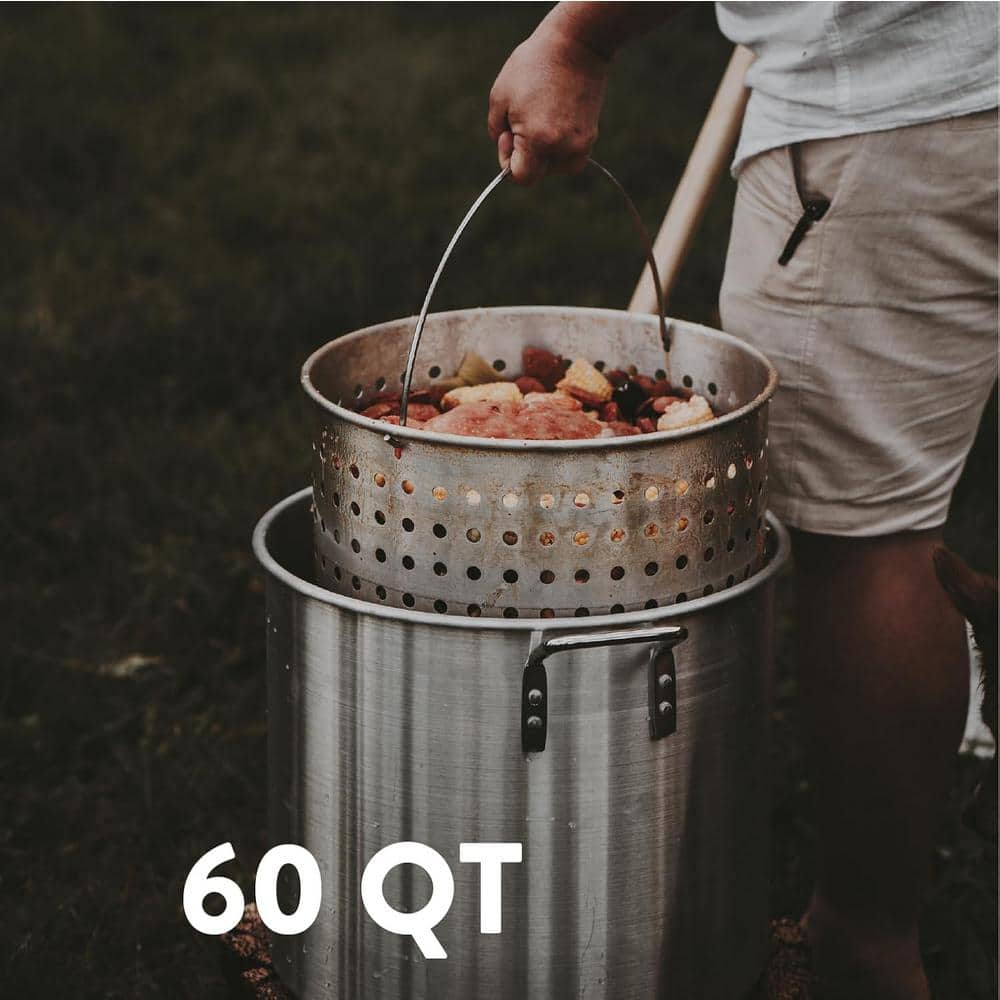 Gas One 60Qt Stainless Steel Propane Seafood Boil Kit
