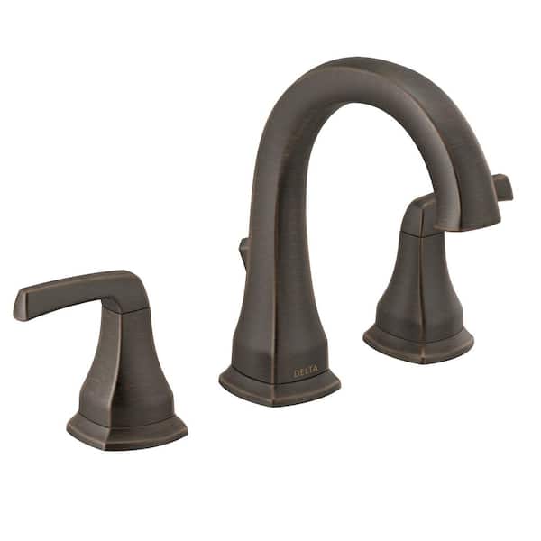 Delta Portwood 8 in. Widespread 2-Handle Bathroom Faucet in Venetian Bronze