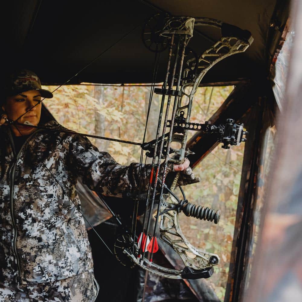 Prowler 300 Tall Woodland Camo Portable Hunting Blind