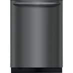 Whirlpool 24 In. In Fingerprint Resistant Black Stainless Dishwasher 