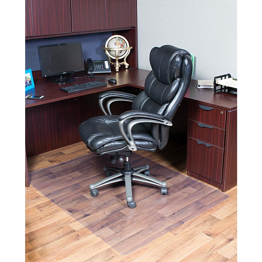 Dimex 46" x 60" Clear PVC Rectangle Office Chair Mat