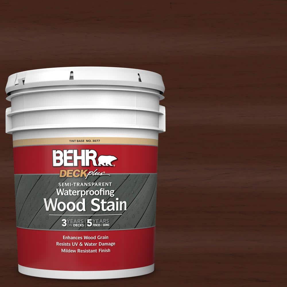 5 gal. #ST-117 Russet Semi-Transparent Waterproofing Exterior Wood Stain