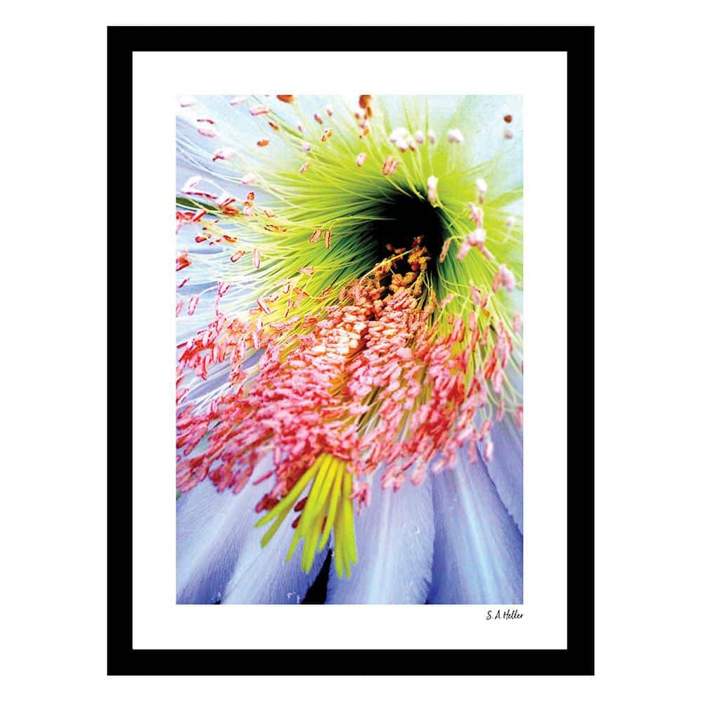 Bright Floral Framed Print for Kids Room Decor