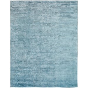 Aegean Blue 9 ft. 6 in. x 13 ft. Area Rug