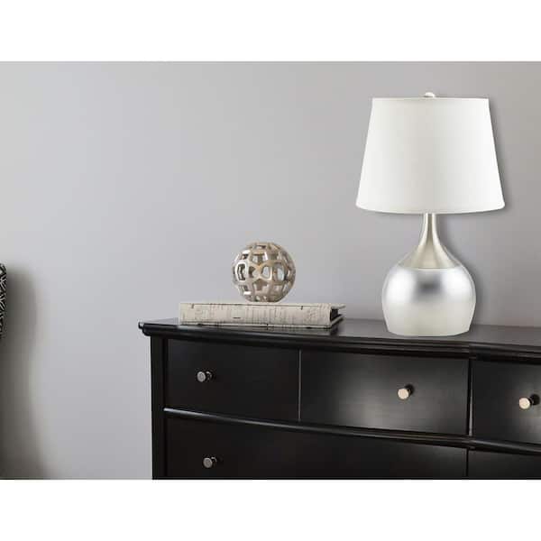 H Silver Touch On Table Lamp 8310snb, Portfolio Black Table Lamps