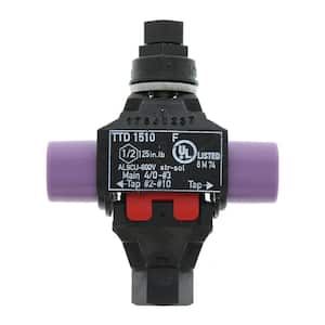 Main 4/0 - 3 AWG, Tap 2 - 10 AWG B-Tap Connector