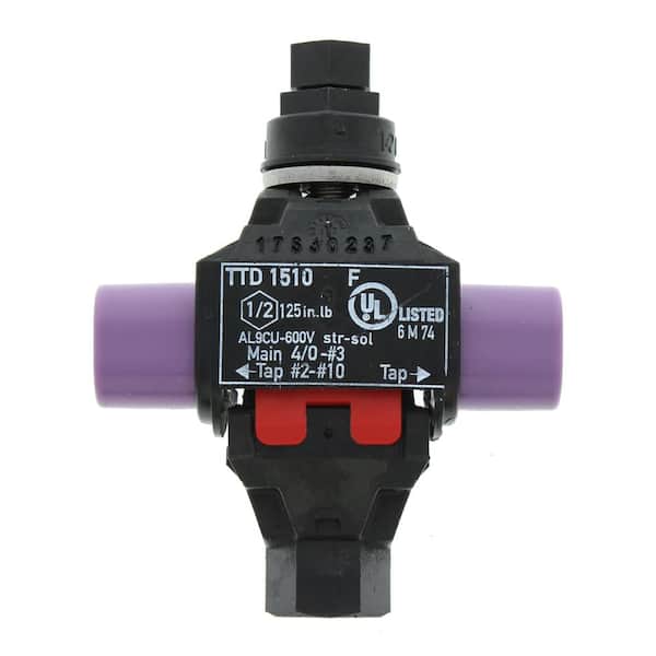IDEAL Main 4/0 - 3 AWG, Tap 2 - 10 AWG B-Tap Connector