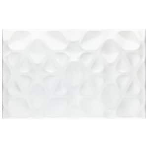 More Pure Glossy White 9-7/8 in. x 15-3/4 in. Ceramic Wall Tile (10.9 sq. ft./Case)