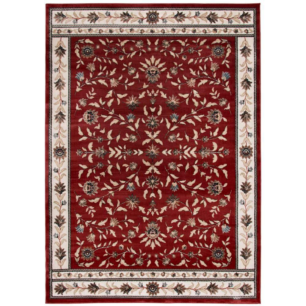 Kurdamir Carlo 8 ft. x 11 ft. Cinnabar/Navajo White Area Rug price history on PriceWatchPro