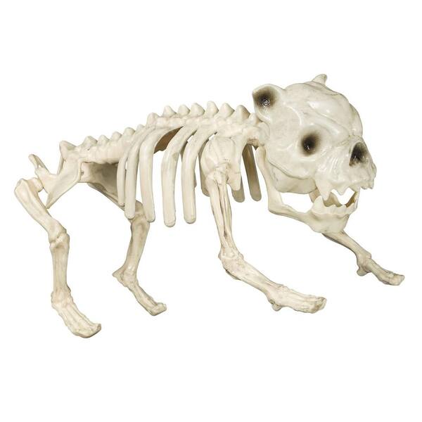 Amscan 9.25 in. Halloween Cemetery Skeleton Dog