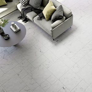 Timeless Calacatta Natural Modular Kit 39-3/8 in. x 39-3/8 in. Porcelain Floor and Wall Tile (10.84 sq. ft./Case)