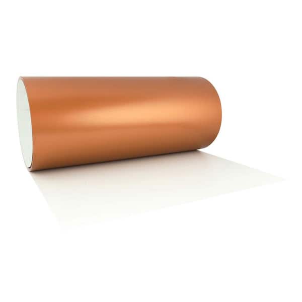 Gibraltar Building Products 24 in. x 50 ft. Copper Penny Over Birch White Aluminum Trim Coil
