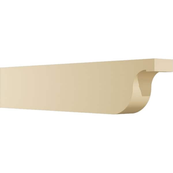 Ekena Millwork Standard Del Monte 3 in. W x 6 in. H x 30 in. D Signature Urethane Rafter Tail Outlooker