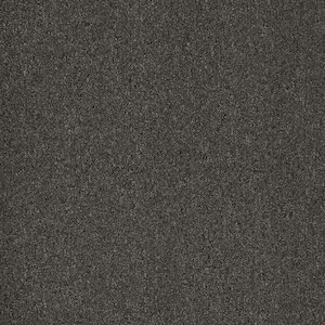 24 in. x 24 in. Texture Carpet - Advance -Color Black