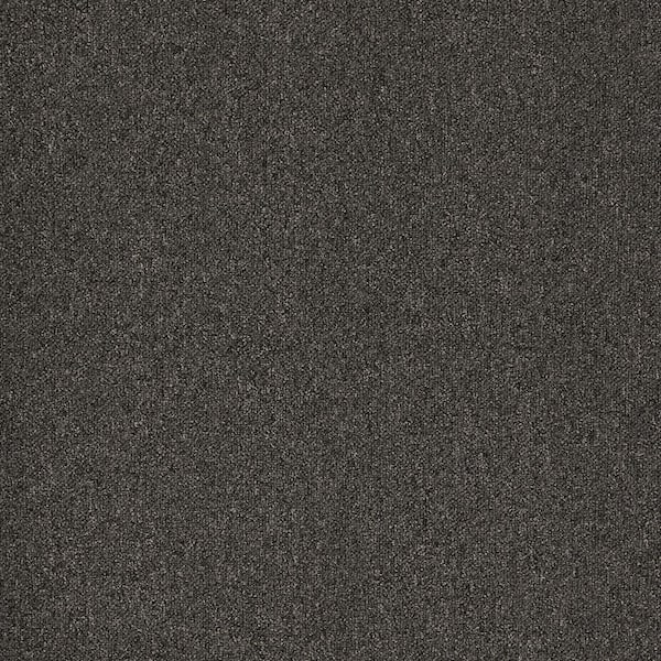 Mohawk 8 in. x 8 in. Level Loop Carpet Sample - Advance -Color - Black