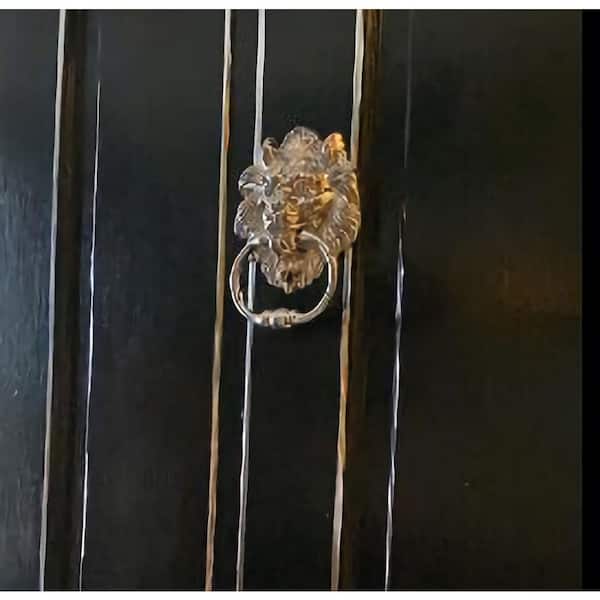LakeFront Antique Bronze Lion Door Handle Classical Lion Head Knocker metal  25CY86BTT6HM - The Home Depot