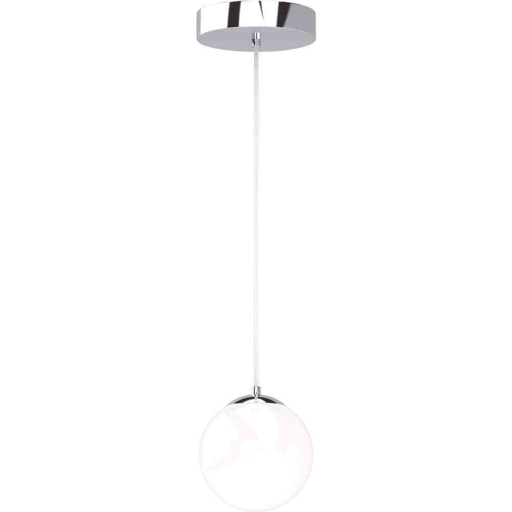 Chrome Globe Mini LED Pendant Light