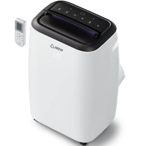 8,000 BTU Portable Air Conditioner Cools 350 Sq. Ft. with Dehumidifier and LCD Remote in White