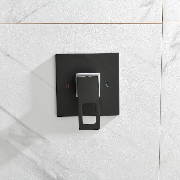 Tahanbath 1-Spray Patterns with 1.5 GPM 8 in. Wall Mount