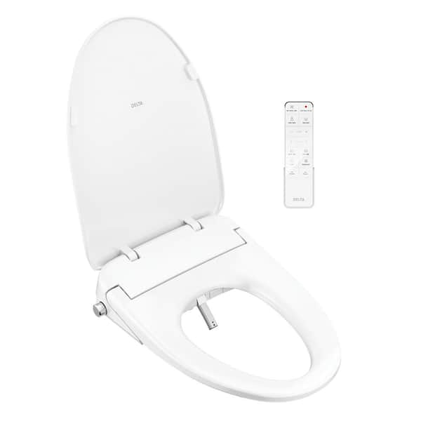 Delta Refresh Ultimate Electric Bidet Seat for Elongated Toilets in White